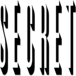 Secret 1 Clip Art