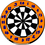 Dart Board 17 Clip Art