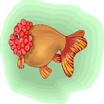 Goldfish 08 Clip Art