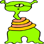 Space Alien 111 Clip Art