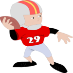 Football Player 41 Clip Art