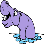 Hippo 07 Clip Art