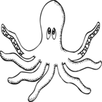 Octopus 01 Clip Art