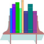 Book Shelf 4 Clip Art