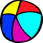 Beach Ball 2 Clip Art