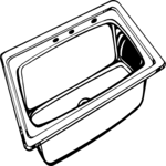 Sink - Basin 1 Clip Art