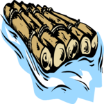 Raft - Wood 3 Clip Art