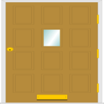 Door - Front 4 Clip Art