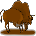 Bison - Prehistoric Clip Art