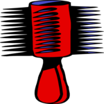 Hairbrush 07 Clip Art