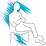 Arms & Legs Crossed 2 Clip Art