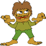 Costume - Werewolf Clip Art