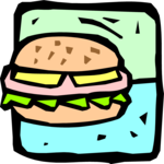 Hamburger 16 Clip Art