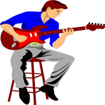 Guitarist 21 Clip Art