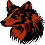 Coyote 4 Clip Art