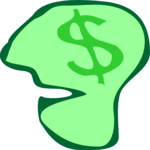 Money in Mind Clip Art