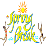 Spring Break Title 2 Clip Art