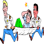 Paramedics Rushing Clip Art