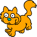 Cat Walking 1 Clip Art