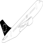 Plane 029 Clip Art