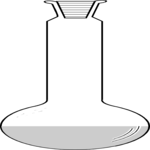 Chemistry - Flask 03 Clip Art