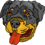 Rottweiler 1 Clip Art