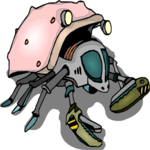 Robot - Crab 1 Clip Art