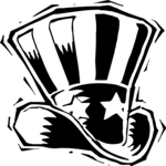 Uncle Sam's Hat 02 Clip Art