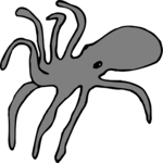 Octopus 09 Clip Art