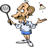 Badminton 12 Clip Art