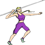 Javelin 9 Clip Art