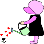 Valentine Girl 1 Clip Art