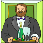 Waiter 46 Clip Art