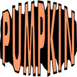 Pumpkin - Title Clip Art