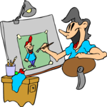 Painter 07 Clip Art