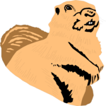 Groundhog 1 Clip Art