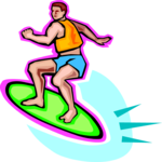 Surfer 42 Clip Art