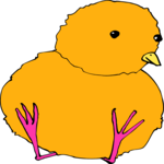 Chick Sitting Clip Art