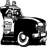 Police Car 11 Clip Art