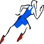 T & F - Runner 37 Clip Art