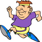 Jogging 14 Clip Art