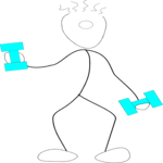 Weight Lifting 26 Clip Art