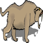 Tiger - Saber-Toothed Clip Art