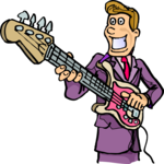 Guitarist 90 Clip Art