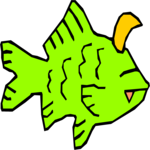 Horned Fish  Clip Art