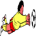 Soccer - Player 50 Clip Art