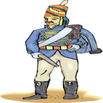 Soldier 05 Clip Art