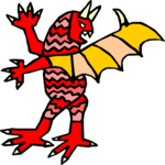 Devil Creature 1 Clip Art