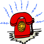 Telephone - Ringing 4 Clip Art