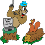 Salesperson - Bear 2 Clip Art